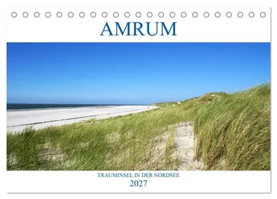 Produktbild von Amrum – Trauminsel in der Nordsee (Tischkalender 2027 DIN A5 quer), CALVENDO Monatskalender