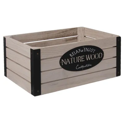 Produktbild von Orion Holzkiste Aufbewahrungskiste Aufbewahrungskorb NATUREWOOD 26x16x11cm für Obst Gemüse