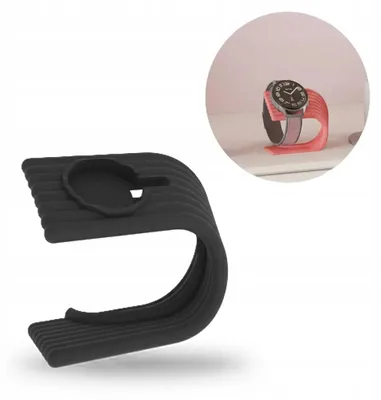 Produktbild von Galaxy Watch Ladeständer Organizer Schwarz für Schreibtisch