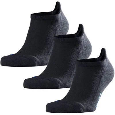 Produktbild von 3er Pack FALKE Cool Kick Sneakersocken Uni black 44-45