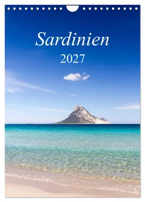 Produktbild von Sardinien (Wandkalender 2027 DIN A4 hoch), CALVENDO Monatskalender
