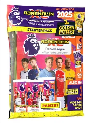 Zdjęcie produktu dla Karty kolekcjonerskie Premier League Adrenalyn XL 2025 - ZESTAW STARTOWY