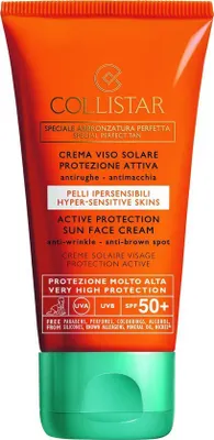 Produktbild von Collistar Active Protection Sun Face Cream - LSF 50 - Zonnecreme - 50 ml
