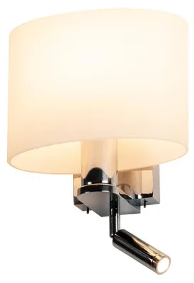 Produktbild von SLV 1002855 KENKUA SPOT E27 LED Wandaufbauleuchte chrom 3000K