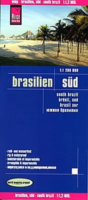 Obrázek produktu pro Reise Know-How Mapa Brazílie, jih 1 : 1 200 000