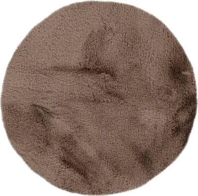 Produktbild von Badematte Rabbit 200 Dunkelbeige  100cm RUND