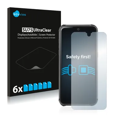 Produktbild von 6x Für Blackview BV9800 Pro Schutzfolie Savvies Displayschutz Display Schutz Folie Klar Transparent