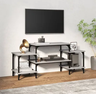 Produktbild von The Living Store TV-Schrank Grau Sonoma 117x35x52 cm Holzwerkstoff