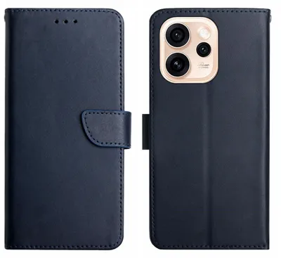 Produktbild von OPPO Reno15 Pro Hülle - Coverup Genuine Leather Klapphülle - Echtes Leder - Blau