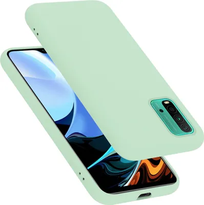 Produktbild von Cadorabo Schutzhülle für Xiaomi RedMi 9T / POCO M3 Hülle in Grün Handyhülle Case Cover TPU Etui