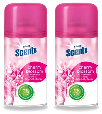 Image de 2 recharges pour diffuseurs d'ambiance "At Home" - Parfum cerisier en fleurs - 250 ml - Pack avantageux - 2 pièces
