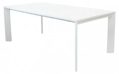 Immagine prodotto di Tavolo rettangolare allungabile in alluminio 200/250x100H75 cm Brollin