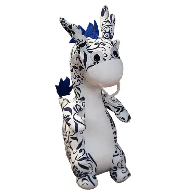 Produktbild von Drachenmaskottchen, Simulationsdrachenpuppe, Tierkreisdrache-Plüschtier