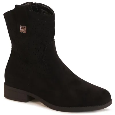 Produktbild von topschuhe24 3216 Damen Cut Out Stiefeletten Ankle Boots, Farbe:Schwarz, Größe:39 EU