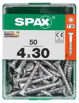 Produktbild von Spax Universalschrauben 4.0 x 30 mm TX 20 - 50 Stk.