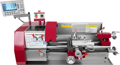 Produktbild von PAULIMOT Drehmaschine PM2500 mit 400 Volt Motor und Messsystem
