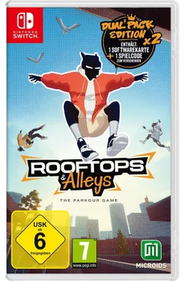 Produktbild von Rooftops & Alleys - The Parcour Game (Dual Pack Edition) Nintendo Switch-Spiel