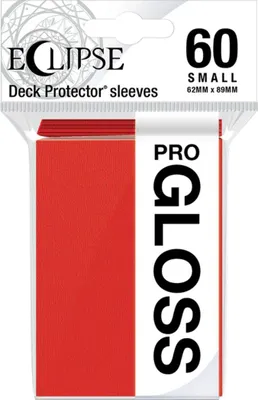 Produktbild von Ultra Pro Eclipse Gloss Small Deck Sleeves 60Stk. Apple Red