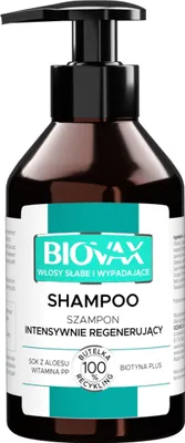 Produktbild von BIOVAX Intensiv regenerierendes Shampoo für schwaches Haar 200 ml