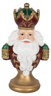 Obrázek produktu pro Clayre & Eef Vánoční dekorace figurka Otec Vánoc 15x10x26 cm červená plastová