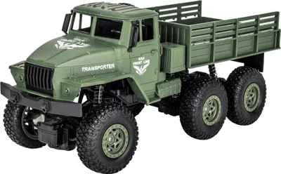 Obrázok produktu pre 1/18 Šesťkolesové diaľkové ovládanie mimocestné vozidlo Štvorkolesový pohon Simulácia Auto Deti Zelená hračka