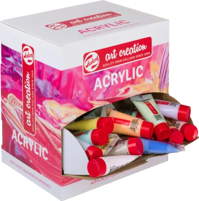 Immagine prodotto di Talens Art Creation scatola dispenser di colori acrilici Pastello | 100 x 12 ml