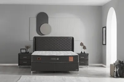 Produktbild von Bambi Boxspringbett Thermo Control 180x200, Taschenfederkern-Matratze, mit stauraum