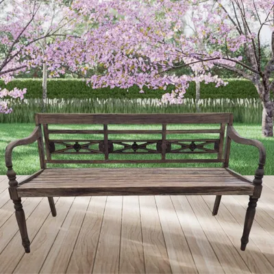 Produktbild von Massive Teakholz Sitzbank CHRISTOS 150cm brown Outdoor Gartenbank
