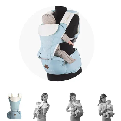 Produktbild von Chipolino Babytrage Hip Star 3 in 1 Bauch- und Rckentrage Hftsitz, verstellbar blau