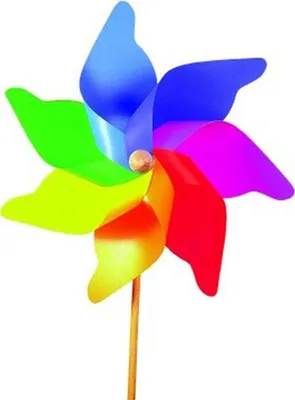 Produktbild von Windrad Supermax m. Holzstab, # 80 cm