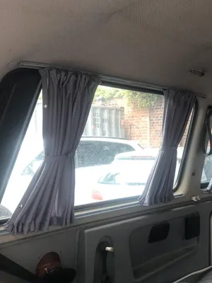 Produktbild von Maß Gardinen Set blickdicht für VW T3 Transporter Multivan Caravelle (BO-705)