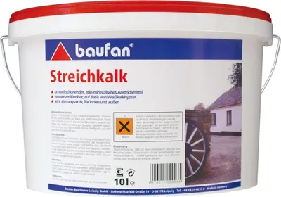 Produktbild von Baufan Streichkalk 10 l 100035