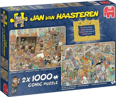 Produktbild von Jumbo 20032 Jan van Haasteren - Ein Ausflug ins Museum 2x 1000 Teile Puzzle