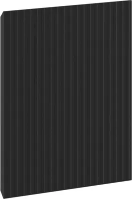 Produktbild von Mexen Rivel Front geriffelt für den Waschtischunterschrank 30 x 43,5 cm, schwarz matt - 91A21-0300-470-1-71