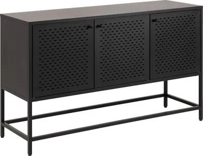 Image de Magnifique meuble buffet Davian Black 125 x 40 x 75 cm
