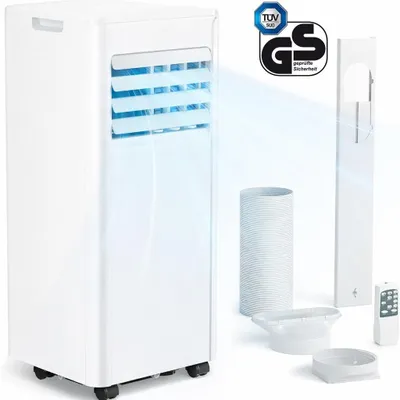 Produktbild von JUNG LIFEAIR Mobile Klimaanlage 1010W 3in1 Klimagerät mobil, 9000BTU, Luftkühler, Ventilator, mit Fernbedienung, leise & energieeffizient 65dB