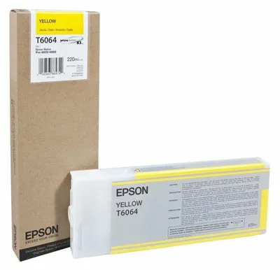 Productafbeelding van Epson UltraChrome T6064 inktpatroon - Geel - Inktjet