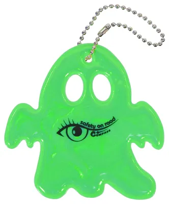 Obrázok produktu pre Reflexný prívesok GHOST, zelený