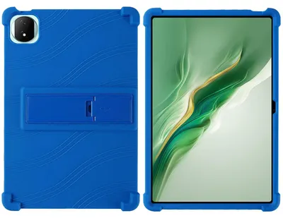 Obrázek produktu pro Tableta Pouzdro pro Honor MagicPad 3 /MagicPad 3 Pro, nárazuvzdorné měkké silikonové ochranné pouzdro se stojánkem Modrá