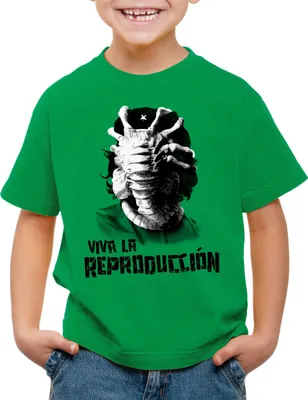 Produktbild von style3 Viva Facehugger T-Shirt Kinder revolution revolution liberta xenomorph