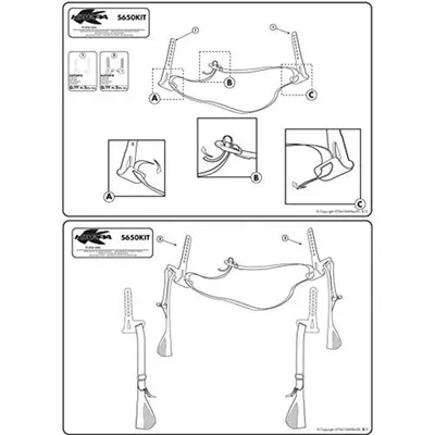 Image de Supports métalliques Kappa Kappa pour siège enfant