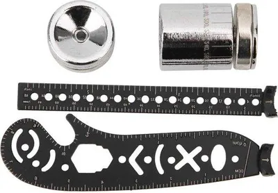 Image de Outil multifonction noir de 17 mm avec boussole magnétique
