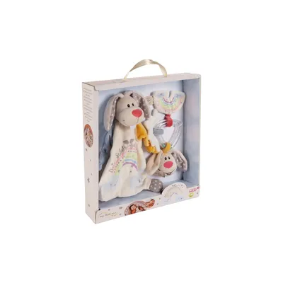 Produktbild von NICI Set Schmusetuch & Rasselring