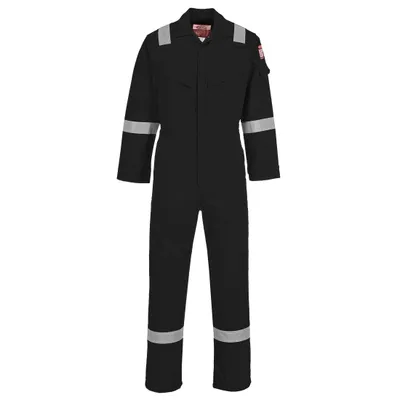 Produktbild von Portwest FR21 Superleichter, antistatischer Overall 210g Black Gr. S
