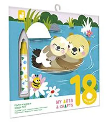 Produktbild von Janod magische Filz Kuscheltiere - Kreativset für Kinder