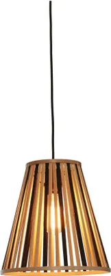 Produktbild von GOOD&MOJO - Hängeleuchte Merapi - Bambus/Schwarz - Ø30cm Hängelampe - Esstischlampe - Wohnzimmerlampe - Schlafzimmerlampe - Wohnzimmer