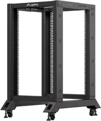 Imagen del producto de Lanberg OR01-6818-B LANBERG OPEN RACK 19" 18U 600X800 BLACK LANBERG