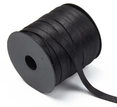 Productafbeelding van 10 m Elastische Band 6 mm, Zwart