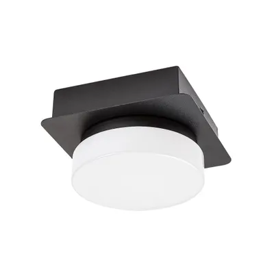 Image de Plafonnier noir mat / blanc LED 5W Attichus 75001 Rabalux