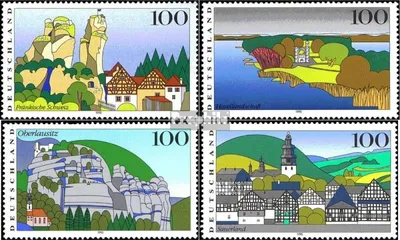Produktbild von Briefmarken BRD (BR.Deutschland) 1995 Mi 1807-1810 (kompl.Ausgabe) postfrisch Bilder aus Deutschland (III)